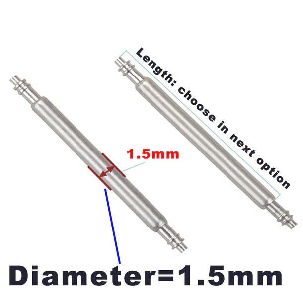 Dia 1.5/1.8mm Spring Bars for 18/20/22mm Watch Strap \ 10Pcs - Image 4