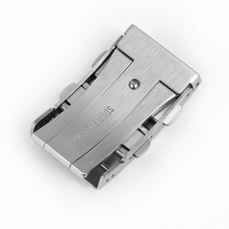 316L Stainless Steel 18mm 20mm 22mm Entendable Adjustable Folding Watch Buckle - Image 8