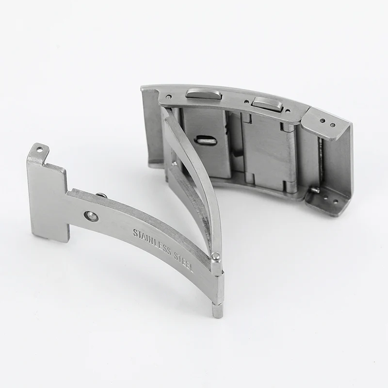 316L Stainless Steel 18mm 20mm 22mm Entendable Adjustable Folding Watch Buckle - Image 9