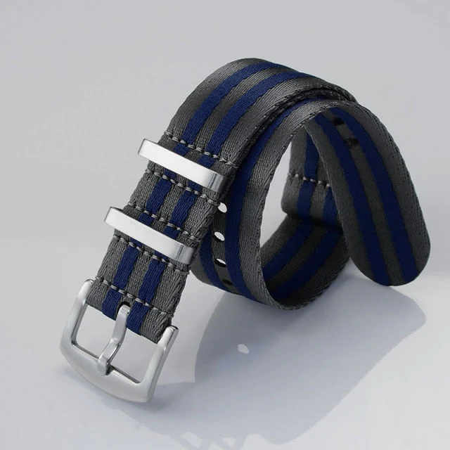 007 Premium Quality Nylon Fabric Strap 20mm 22mm - Image 13