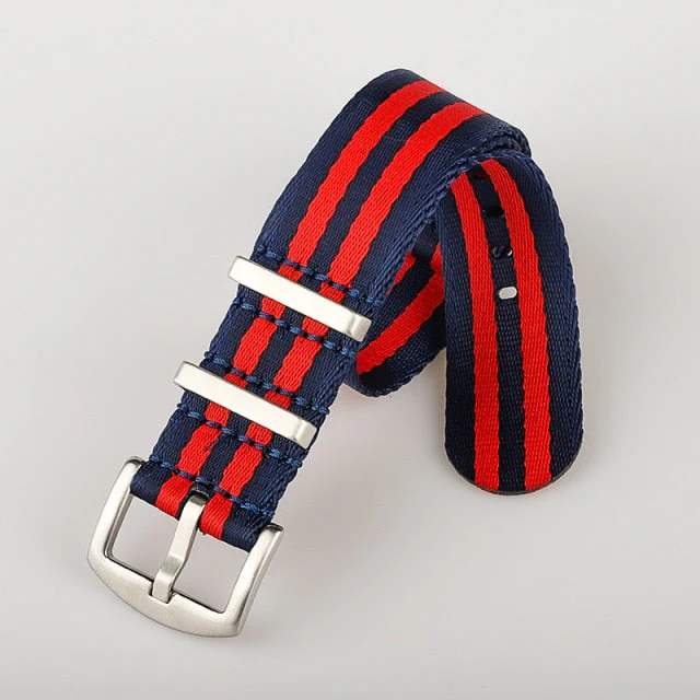 007 Premium Quality Nylon Fabric Strap 20mm 22mm - Image 14