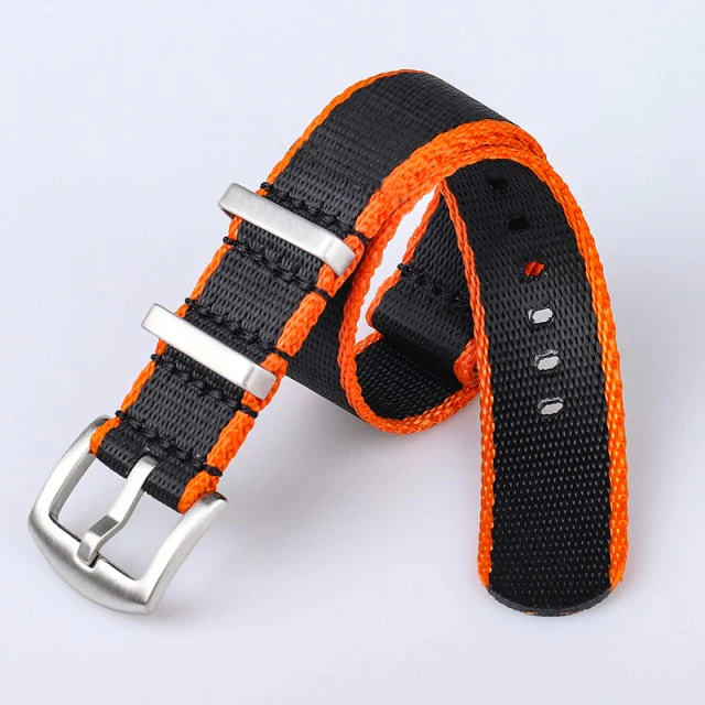 007 Premium Quality Nylon Fabric Strap 20mm 22mm - Image 16