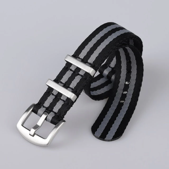 007 Premium Quality Nylon Fabric Strap 20mm 22mm - Image 17