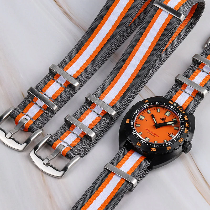 007 Premium Quality Nylon Fabric Strap 20mm 22mm - Image 24