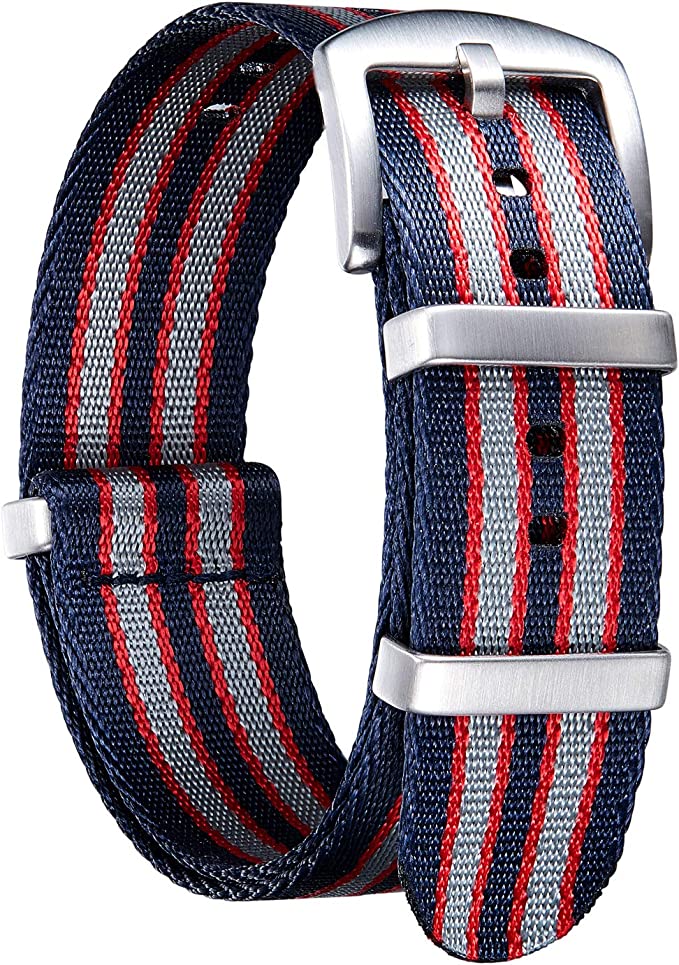 007 Premium Quality Nylon Fabric Strap 20mm 22mm - Image 25