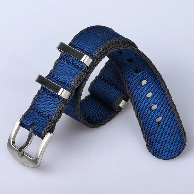 007 Premium Quality Nylon Fabric Strap 20mm 22mm - Image 5