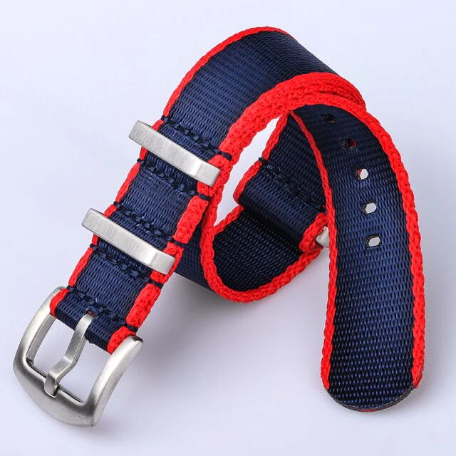 007 Premium Quality Nylon Fabric Strap 20mm 22mm - Image 7