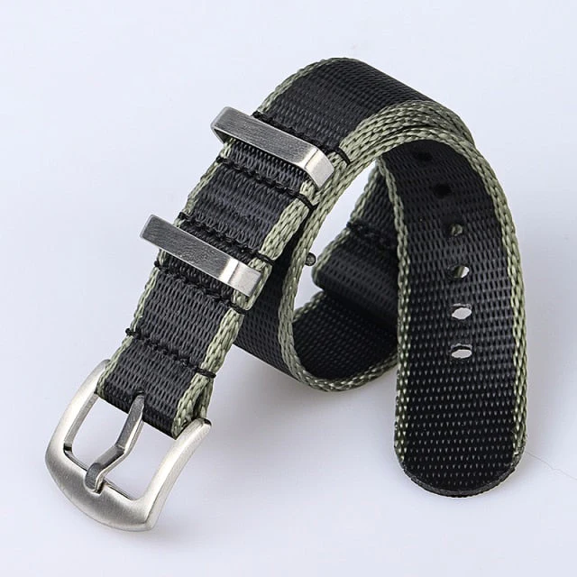 007 Premium Quality Nylon Fabric Strap 20mm 22mm - Image 8