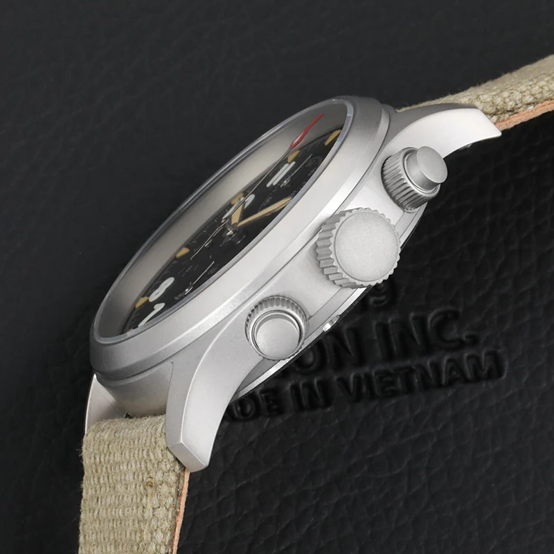 Militado Retro VK67 Quartz Chronograph Watch - 3 Dial - Image 23