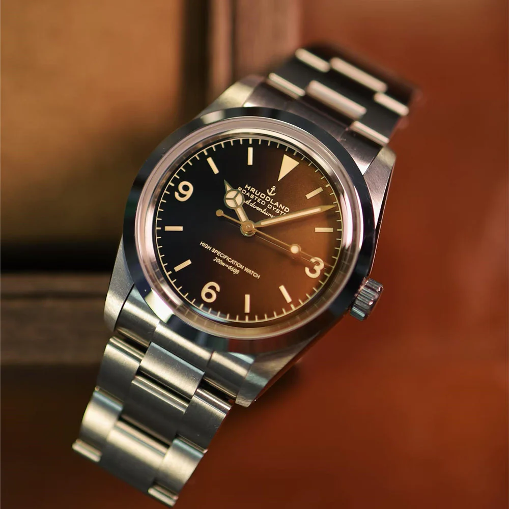 Hruodland 36mm NH38 Vintage Men Watch F029 - Image 13