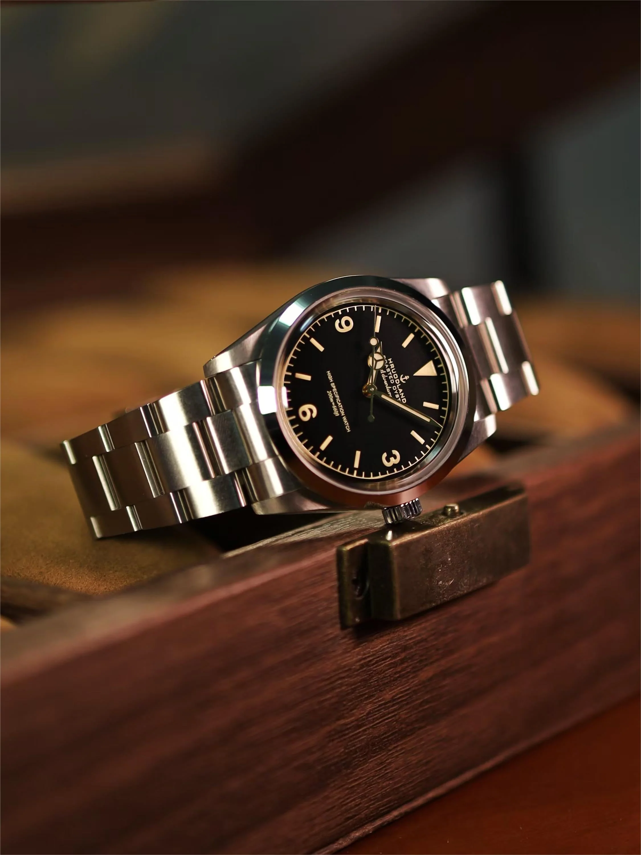 Hruodland 36mm NH38 Vintage Men Watch F029 - Image 17