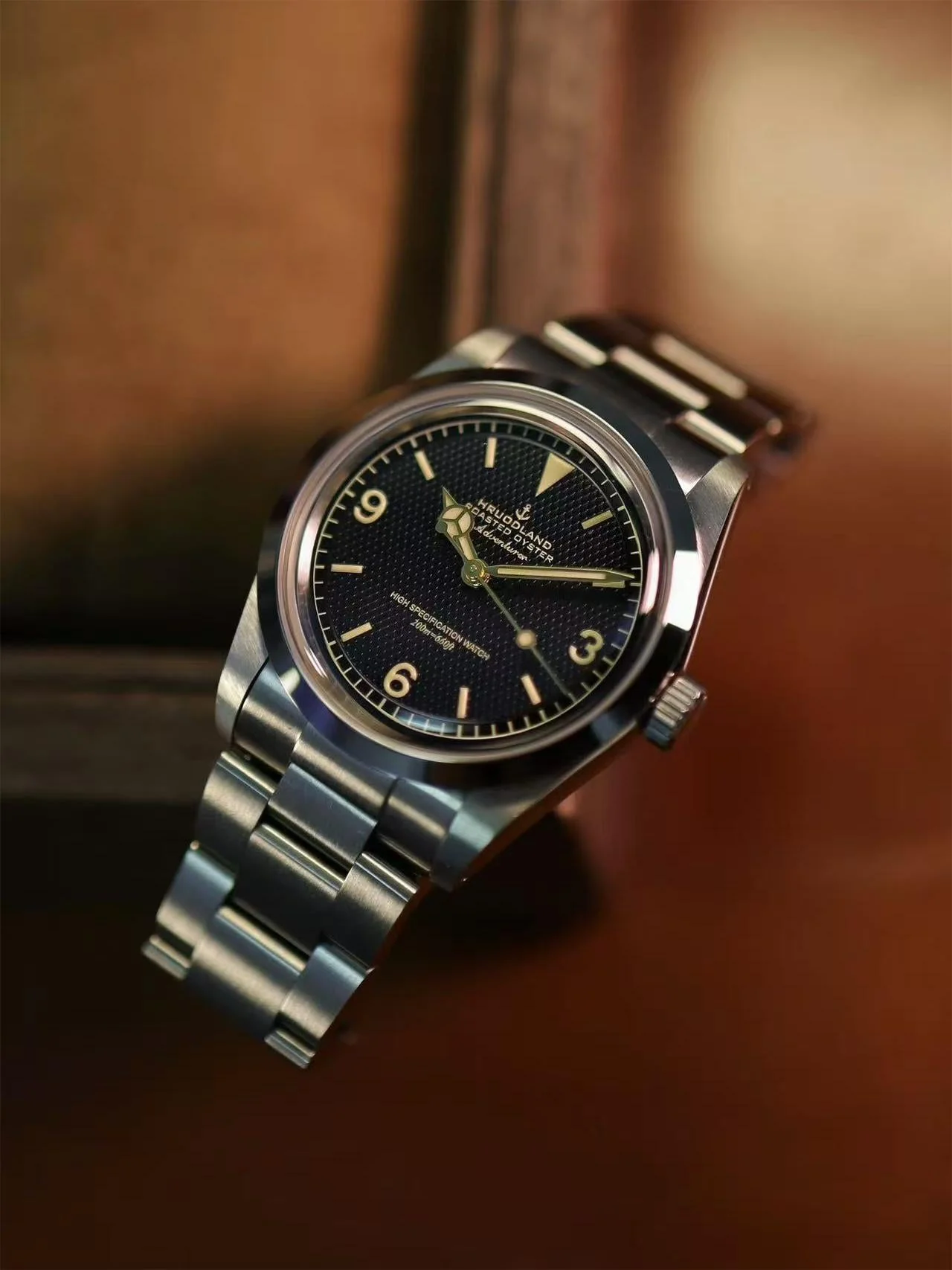 Hruodland 36mm NH38 Vintage Men Watch F029 - Image 19