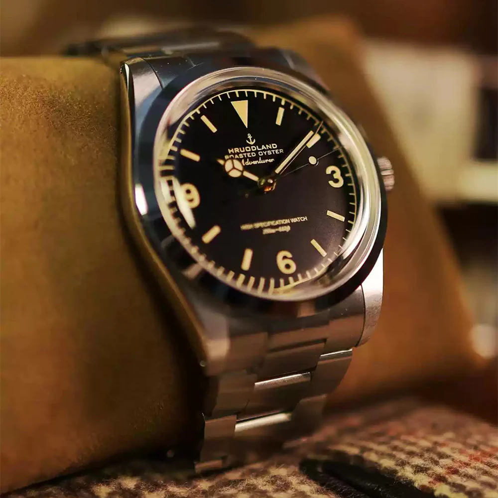 Hruodland 36mm NH38 Vintage Men Watch F029 - Image 22