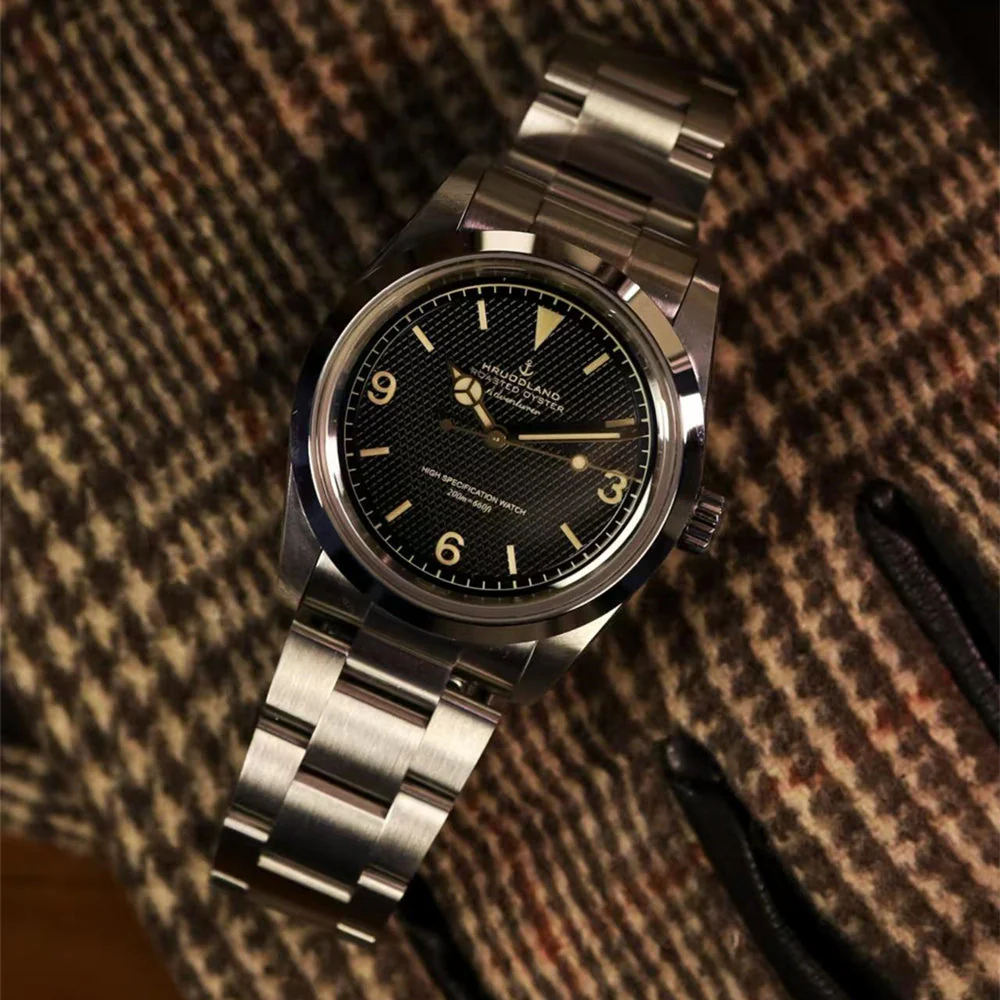 Hruodland 36mm NH38 Vintage Men Watch F029 - Image 3