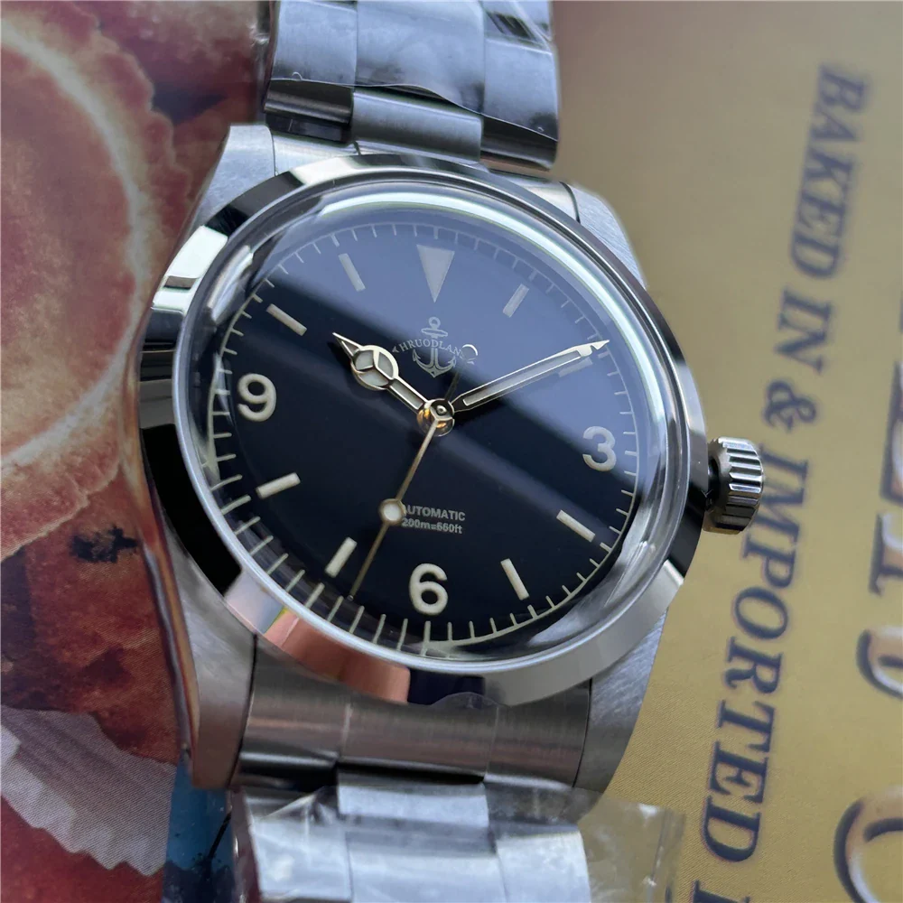 Hruodland 36mm NH38 Vintage Men Watch F029 - Image 31