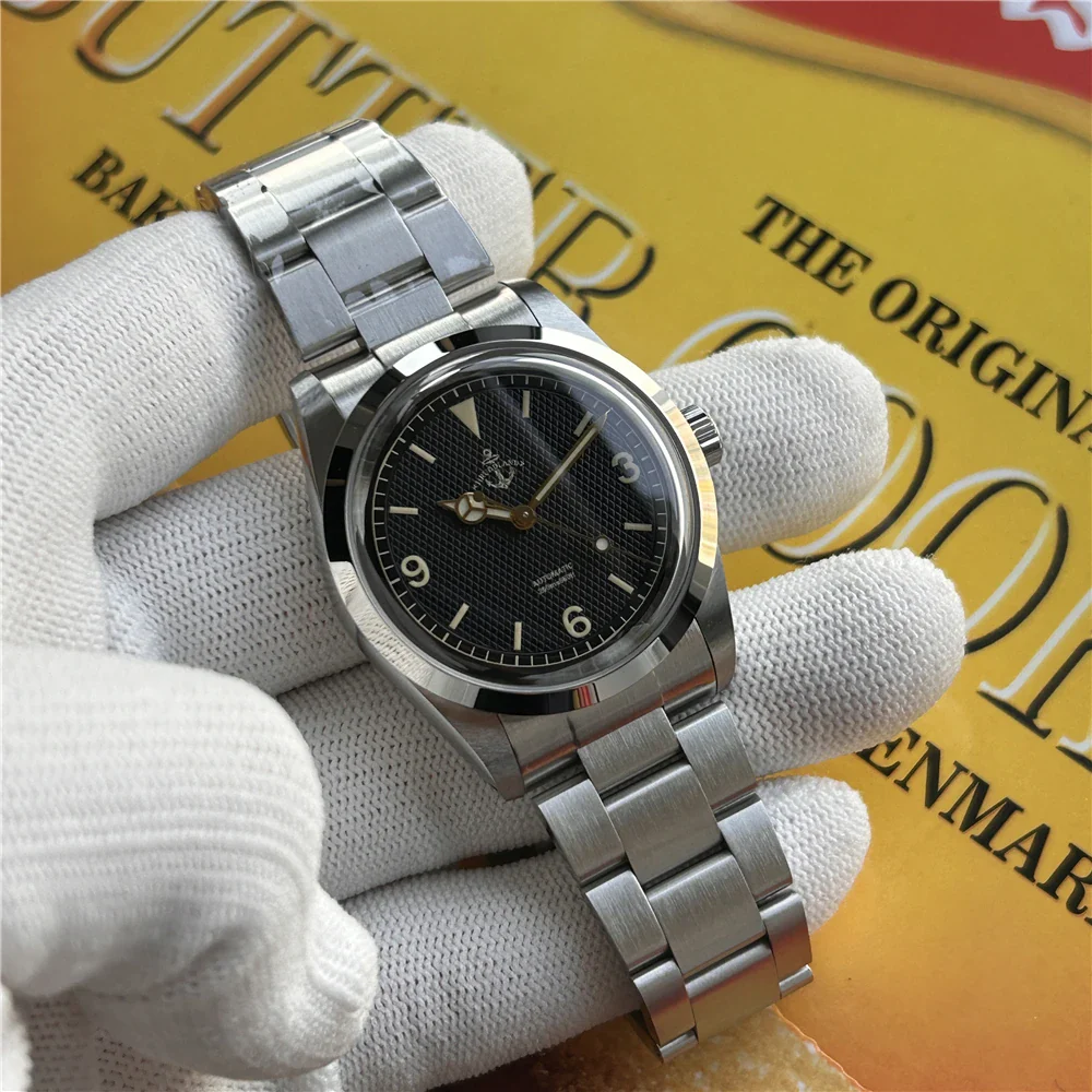 Hruodland 36mm NH38 Vintage Men Watch F029 - Image 35