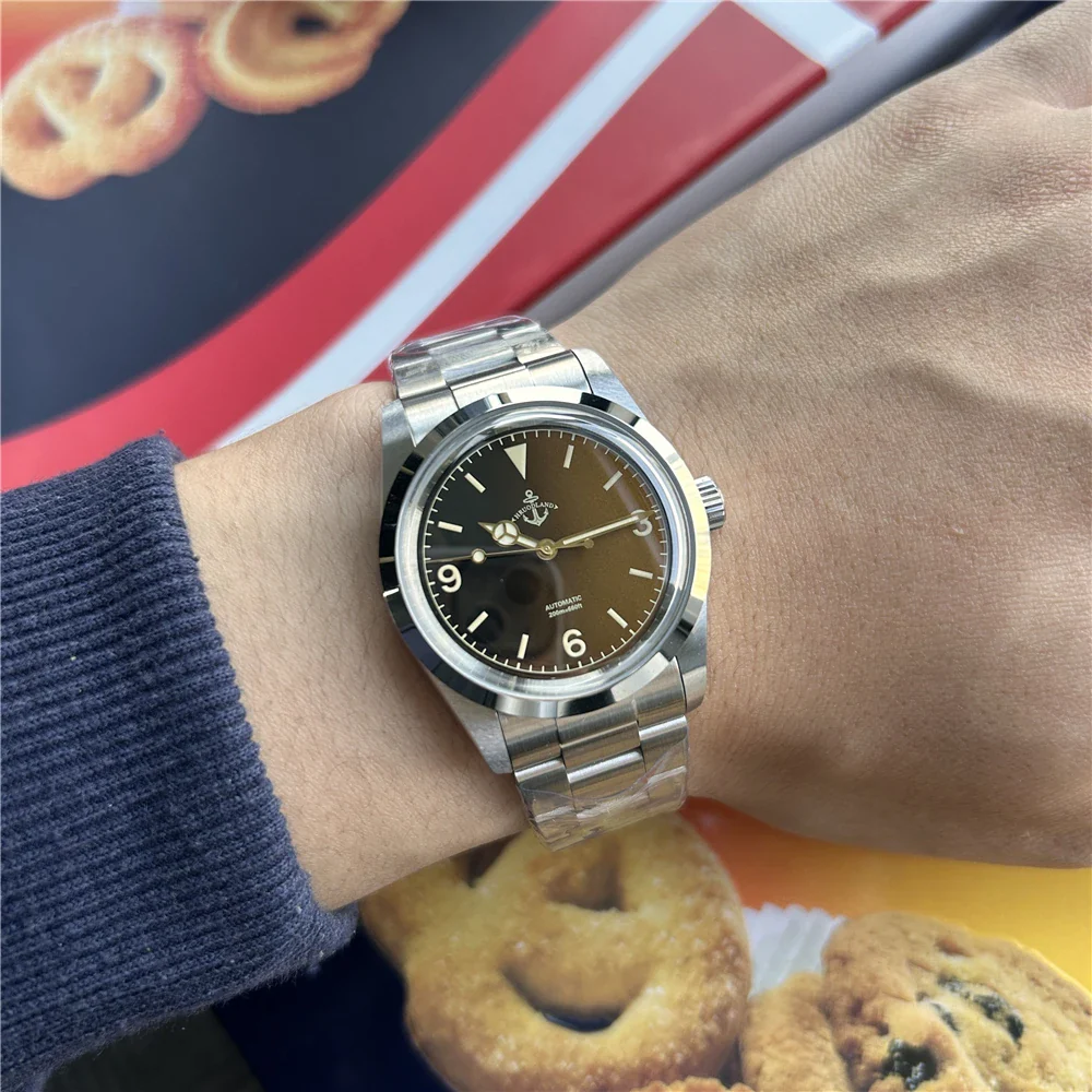 Hruodland 36mm NH38 Vintage Men Watch F029 - Image 37