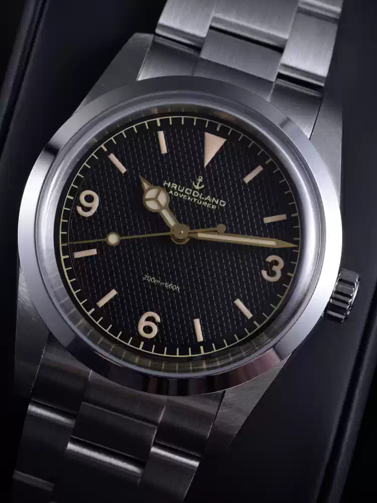 Hruodland 36mm NH38 Vintage Men Watch F029 - Image 38