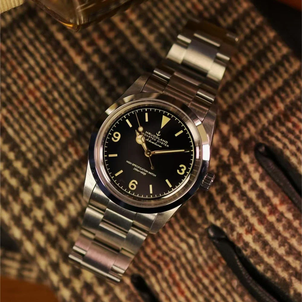 Hruodland 36mm NH38 Vintage Men Watch F029 - Image 4