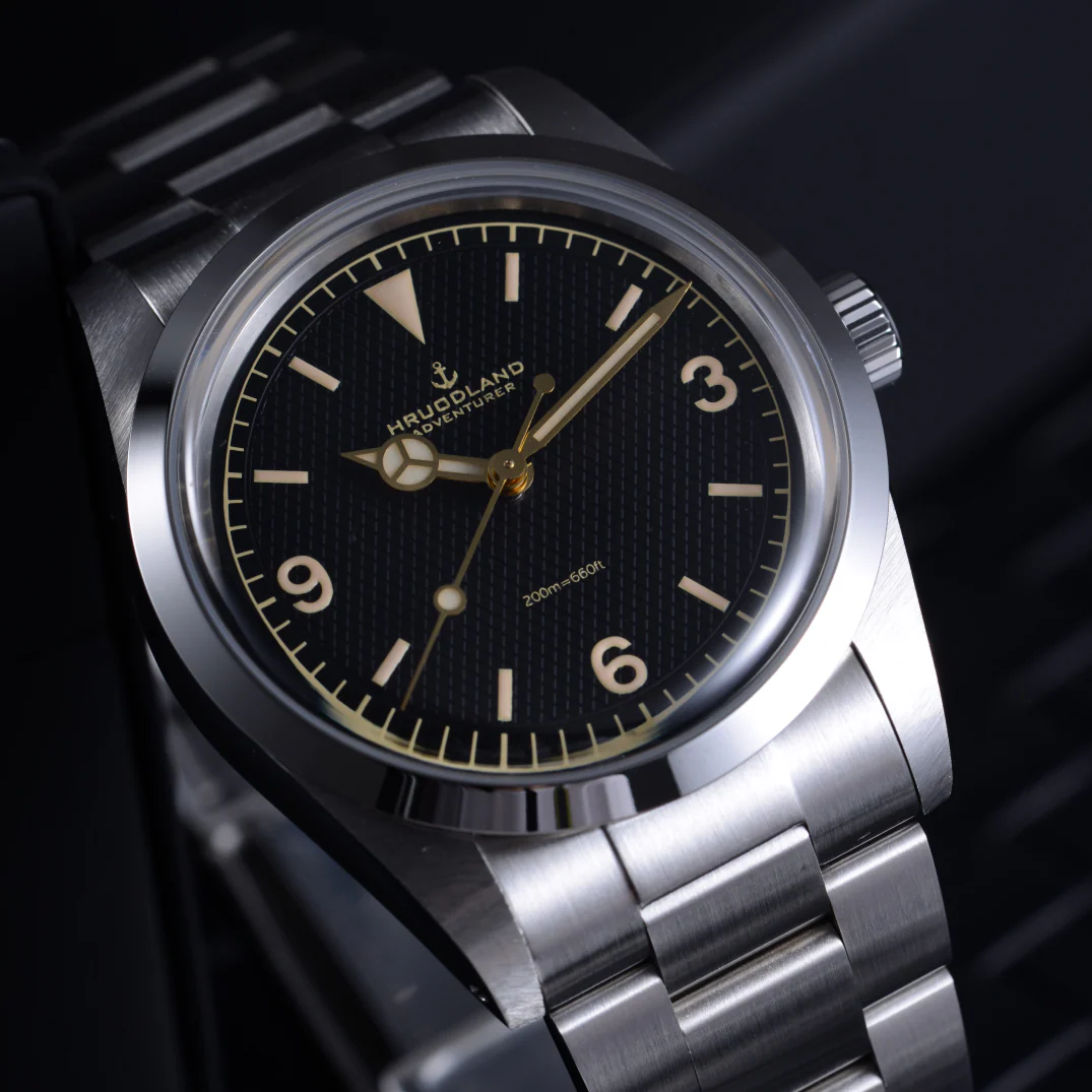 Hruodland 36mm NH38 Vintage Men Watch F029 - Image 40