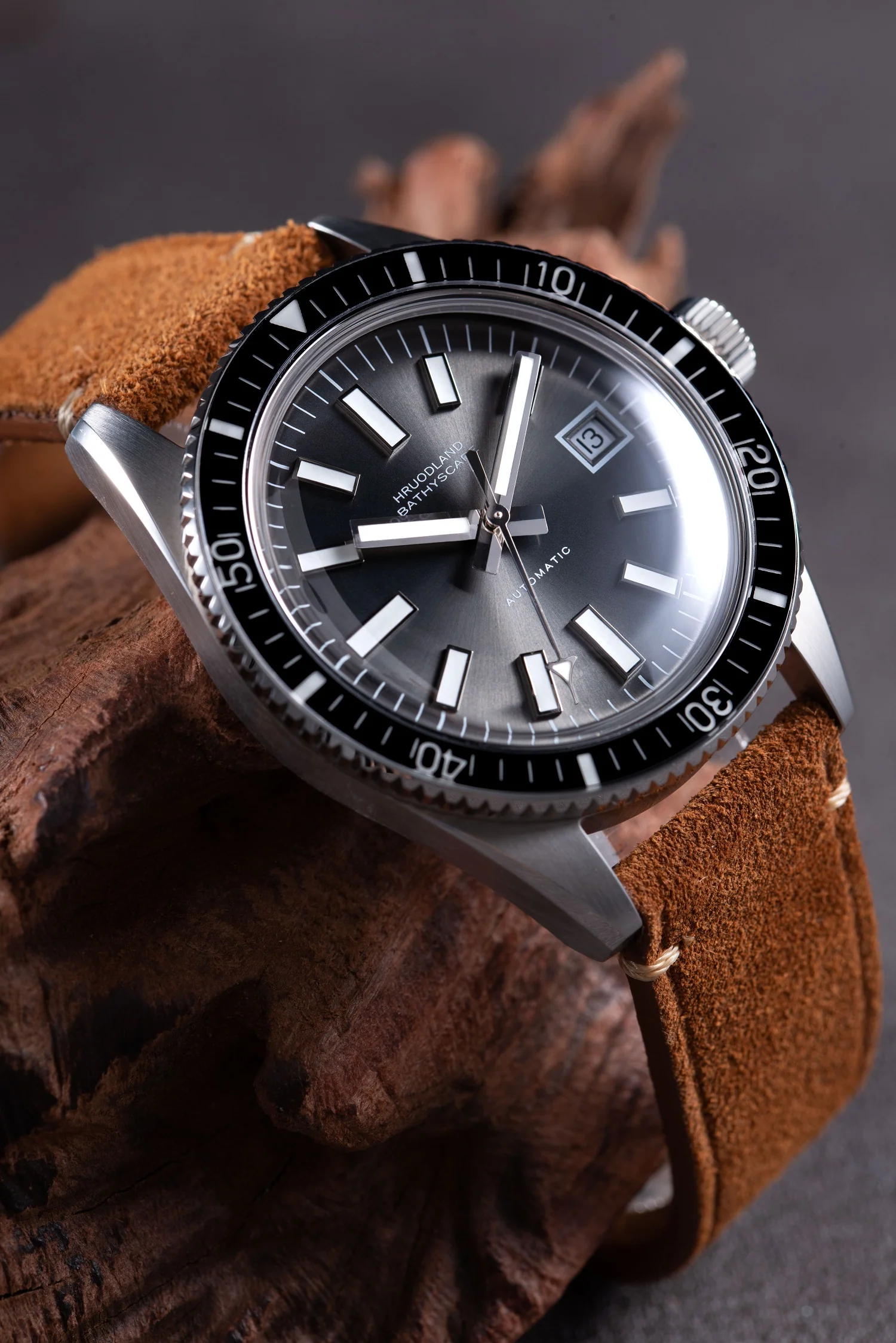 Hruodland 40mm Vintage Diver Watch F031 - Image 3