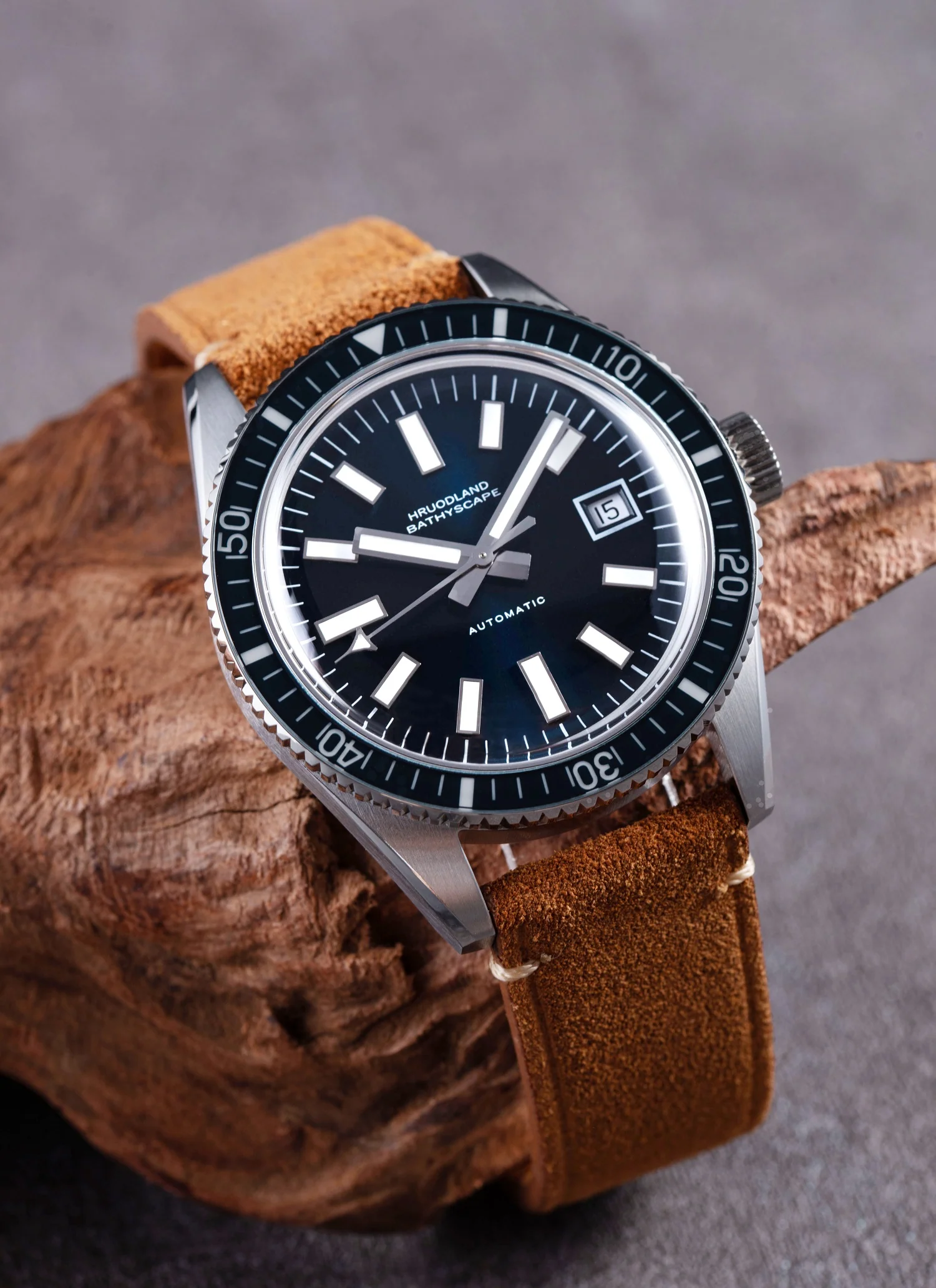 Hruodland 40mm Vintage Diver Watch F031 - Image 5