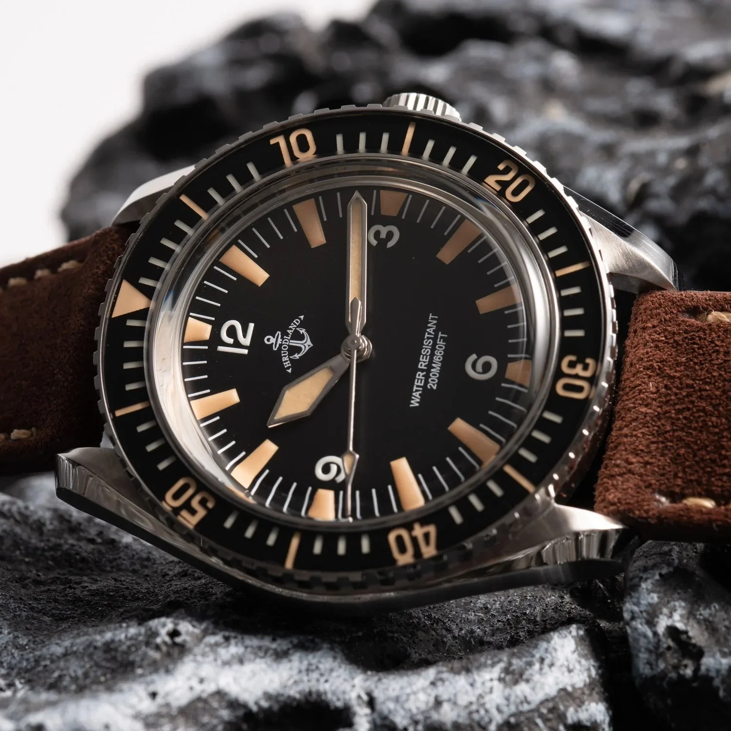 Hruodland Retro Sharkmaster 300 Automatic Watch F025 - Image 10