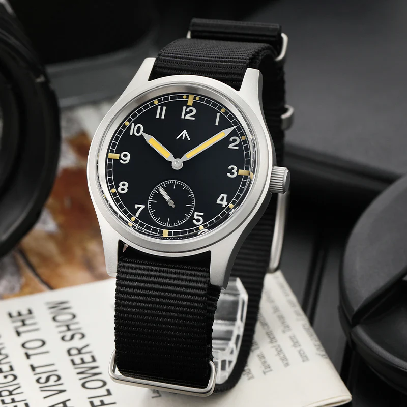 Militado 36mm D12 Quartz Field Watch - Pencil Hands - Image 13