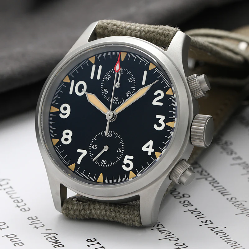 Militado Retro VK61 Quartz Chronograph Watch - Image 13