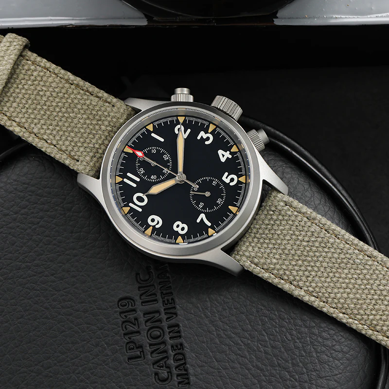 Militado Retro VK61 Quartz Chronograph Watch - Image 5