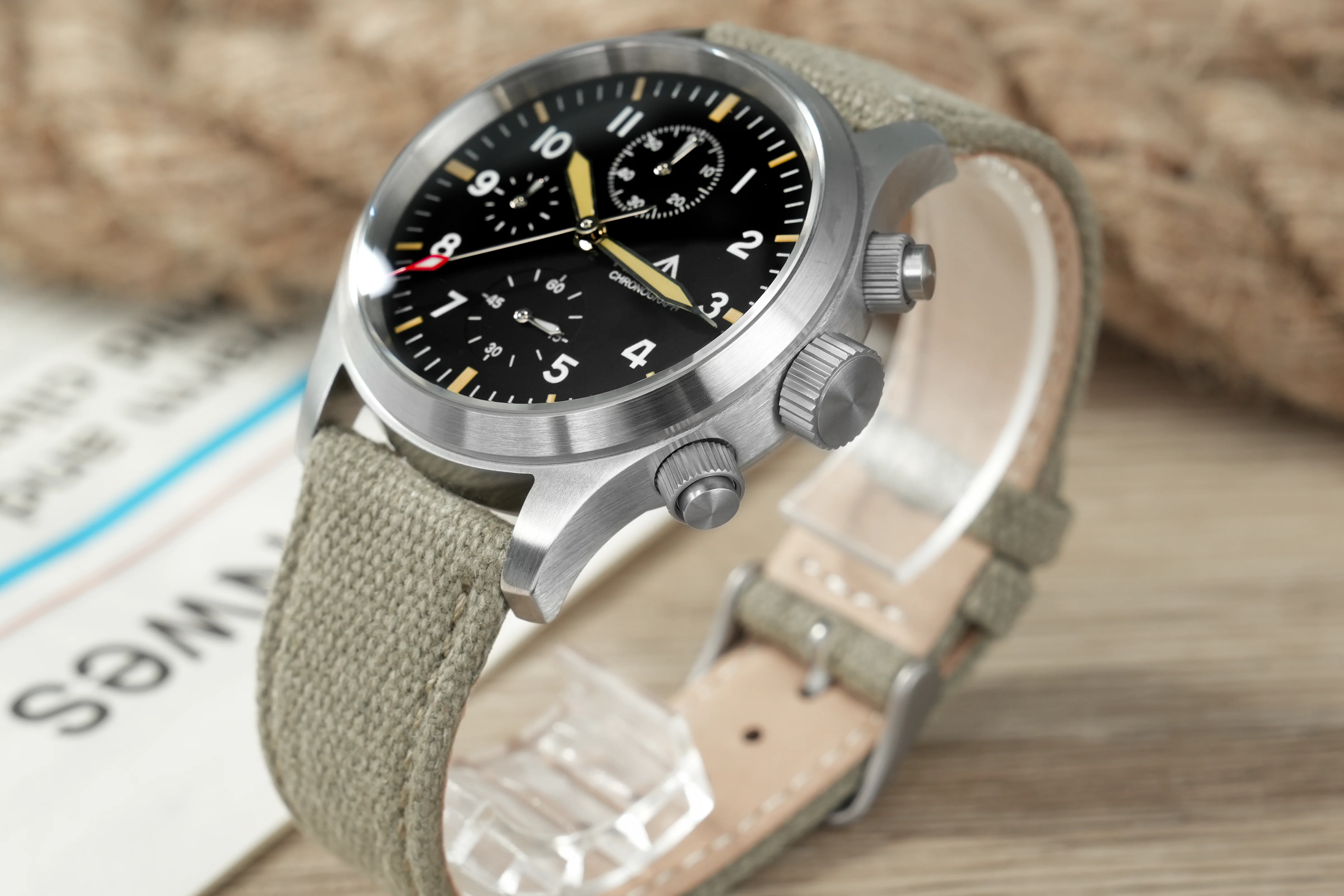 ★New Arrival★ Militado Retro 39mm Chronograph Watch Ml1868-3 - Image 10