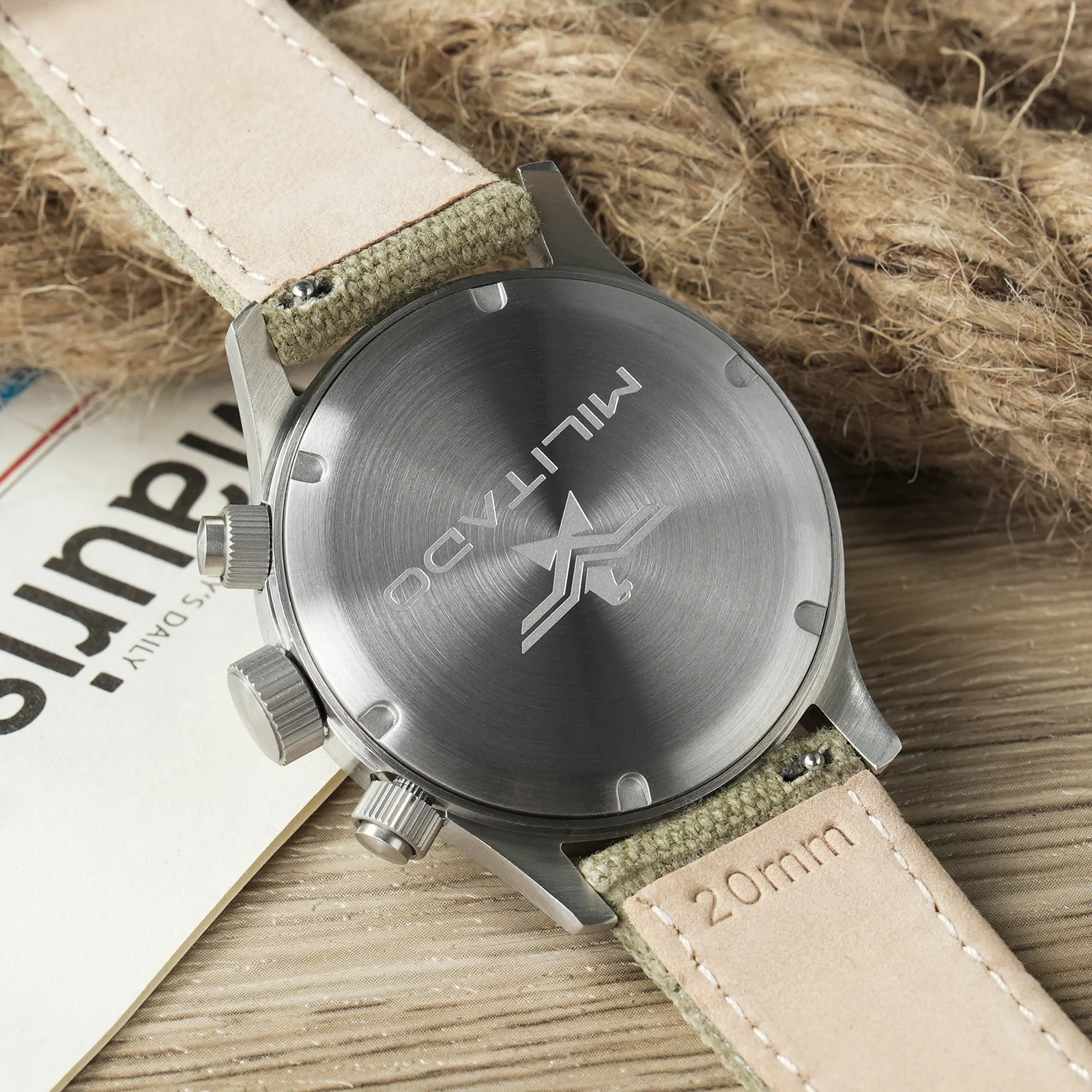 ★New Arrival★ Militado Retro 39mm Chronograph Watch Ml1868-3 - Image 12