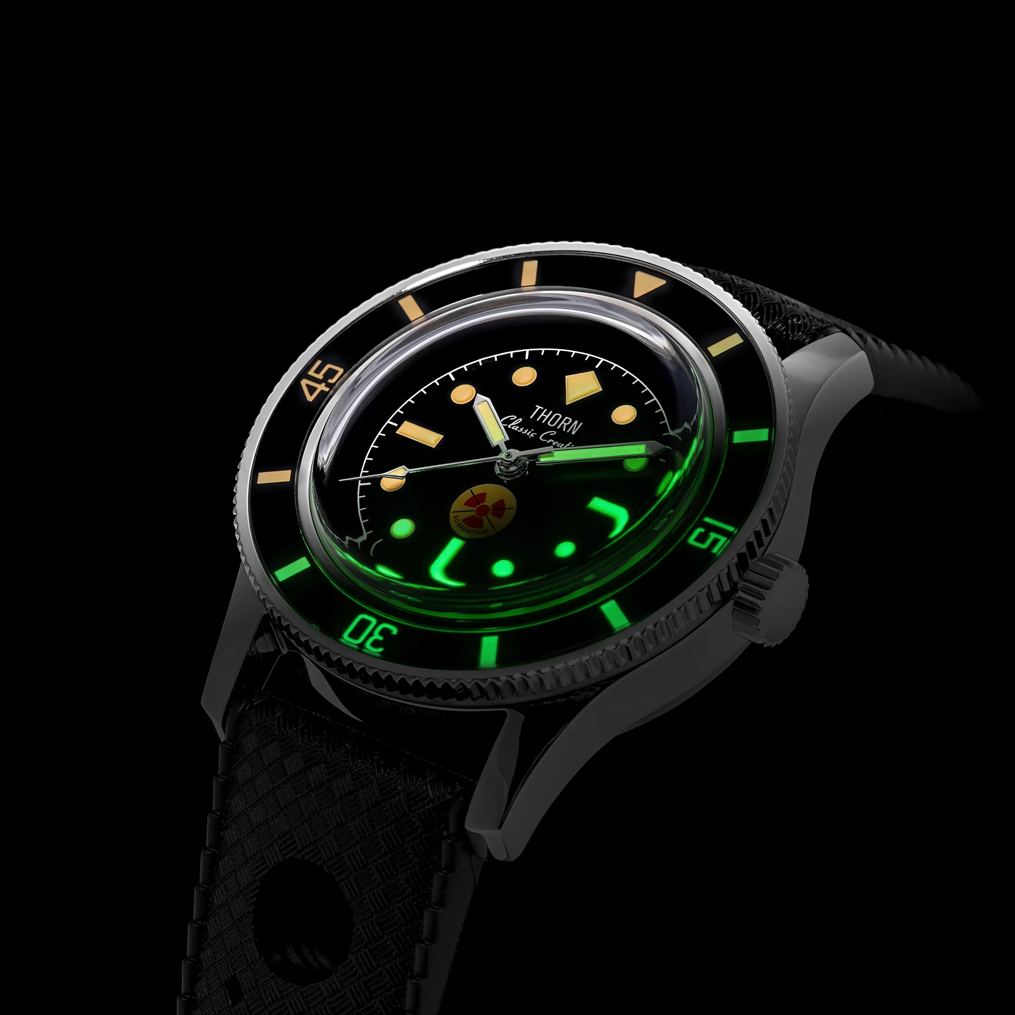Thorn 38mm Titanium 50-Fathoms Dive Watch T009 - Image 11