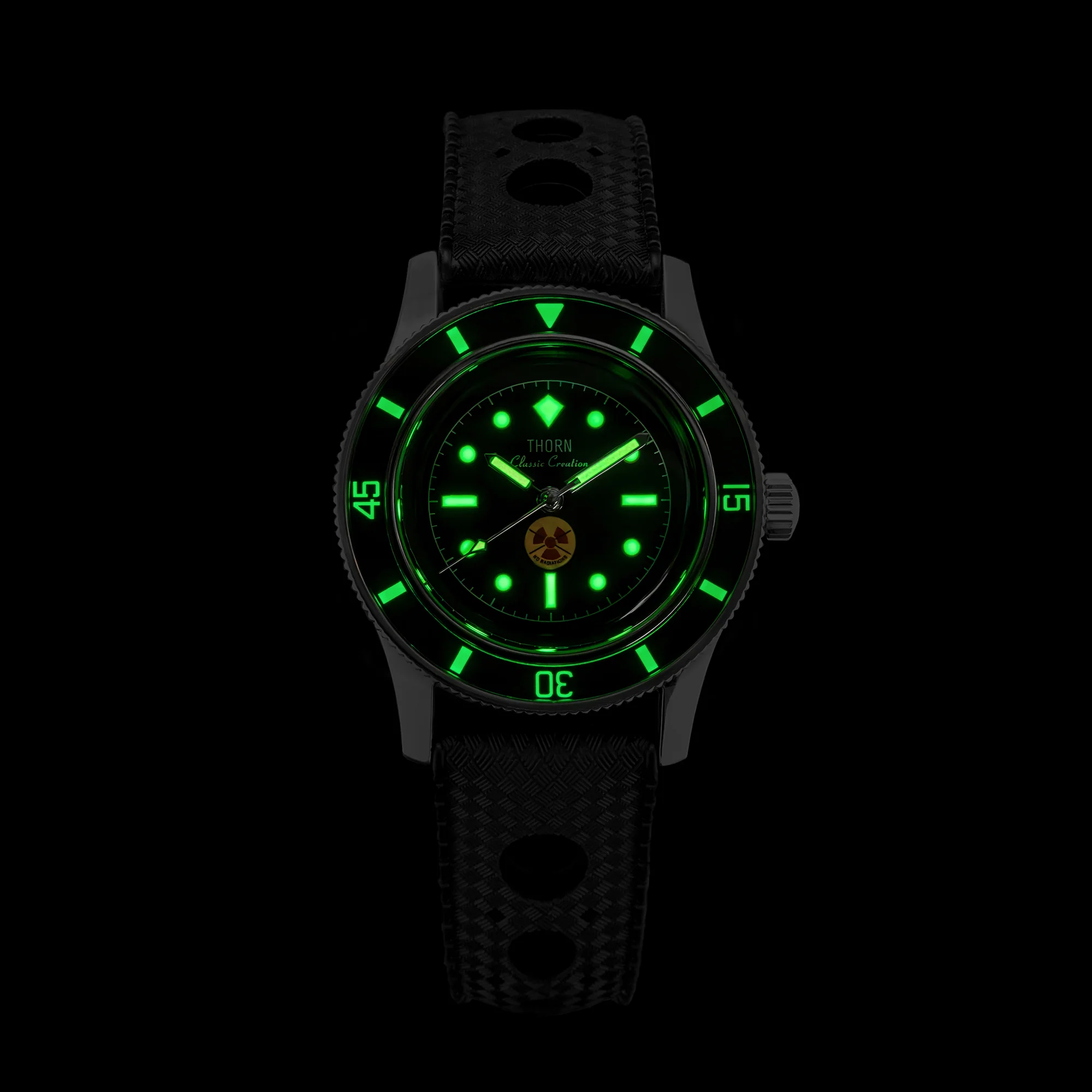 Thorn 38mm Titanium 50-Fathoms Dive Watch T009 - Image 15