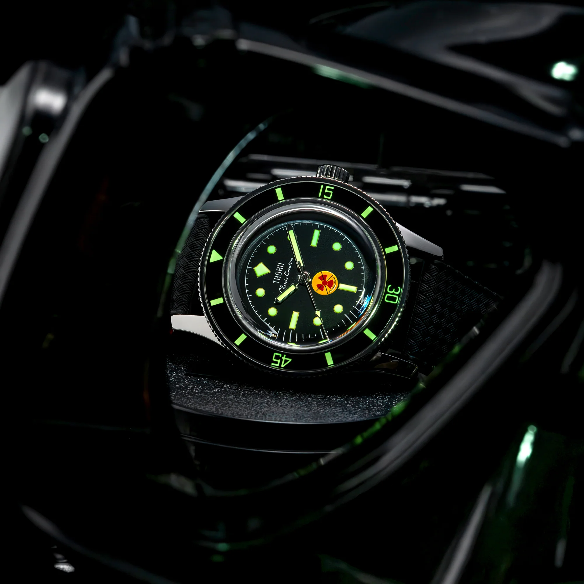 Thorn 38mm Titanium 50-Fathoms Dive Watch T009 - Image 18