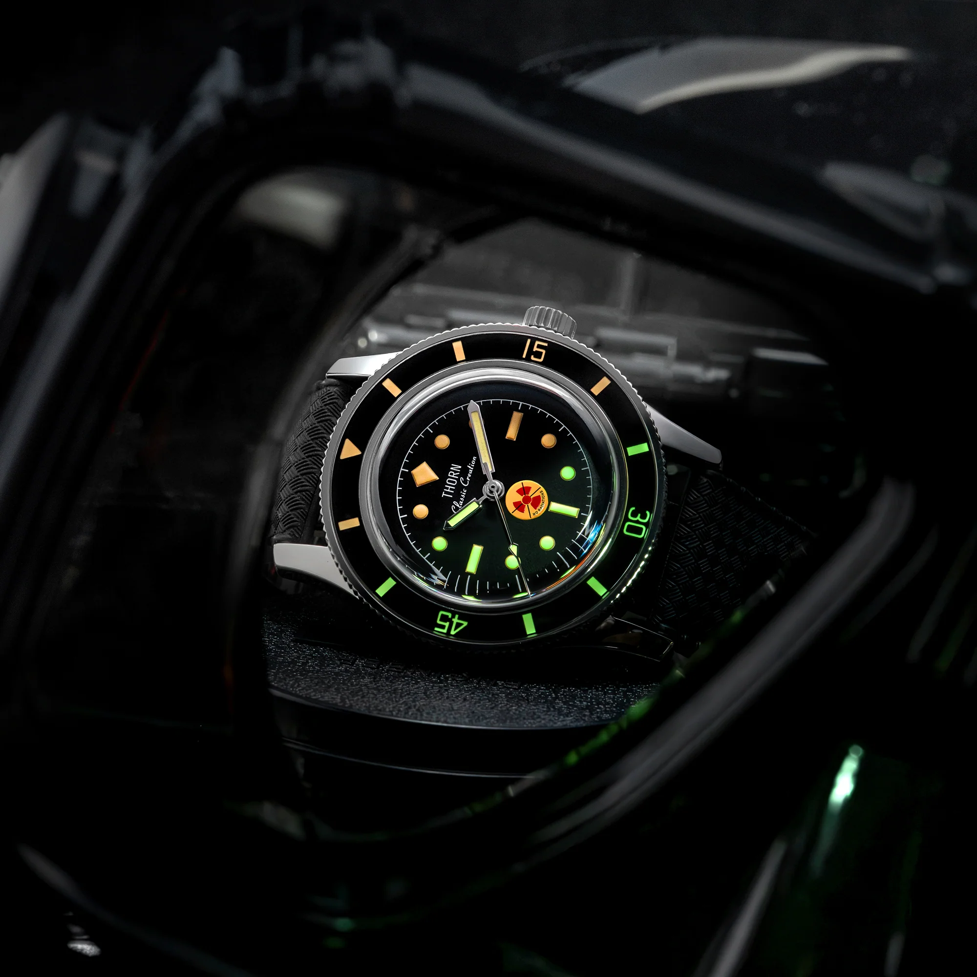 Thorn 38mm Titanium 50-Fathoms Dive Watch T009 - Image 20