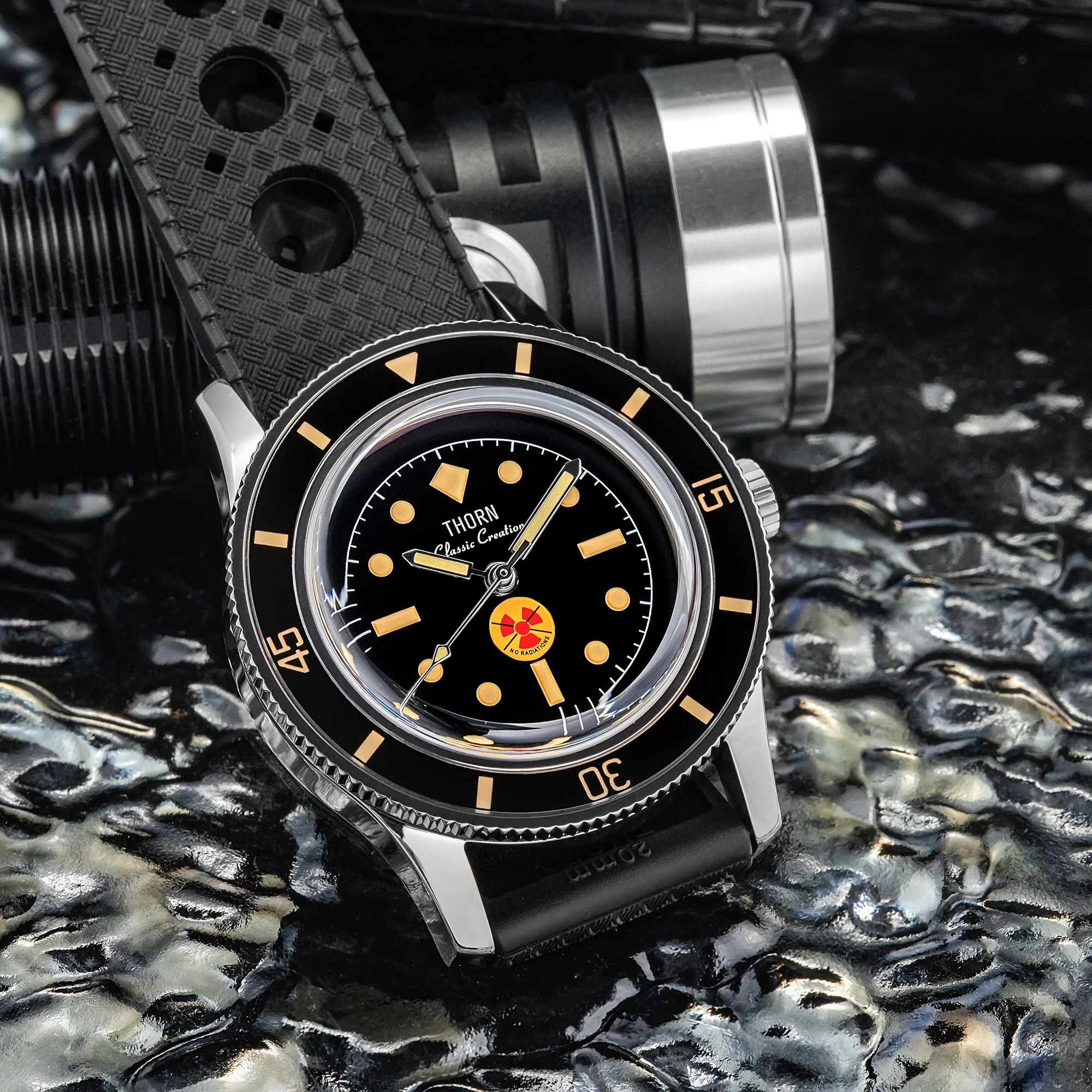 Thorn 38mm Titanium 50-Fathoms Dive Watch T009 - Image 22