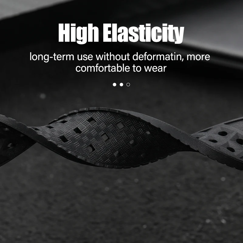 Tropical Soft Silicon Rubber Dive Watch Strap - Image 5