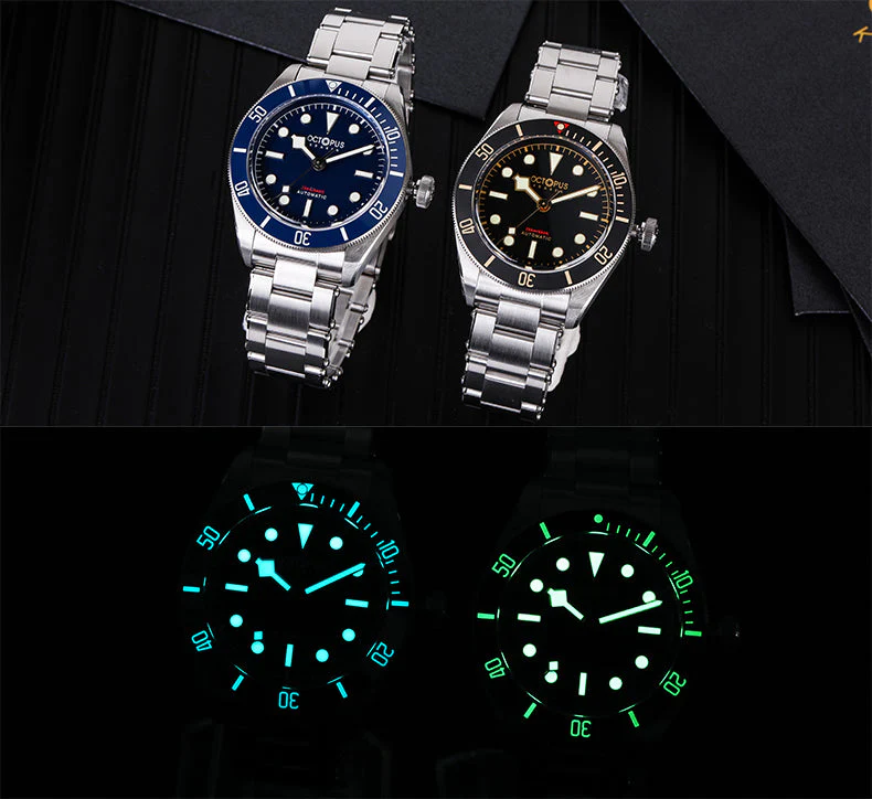 Octopus 39mm BB58 Automatic Watch Rivet Bracelet - Image 8