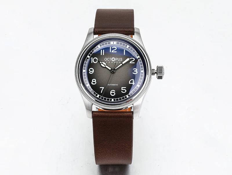 Octopus Kraken 38mm Coin Bezel Pilot Men Watch - Image 11