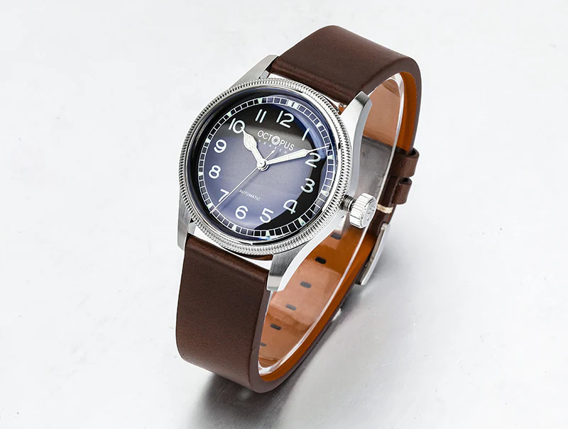 Octopus Kraken 38mm Coin Bezel Pilot Men Watch - Image 12