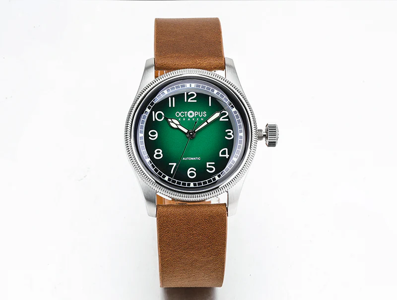 Octopus Kraken 38mm Coin Bezel Pilot Men Watch - Image 15