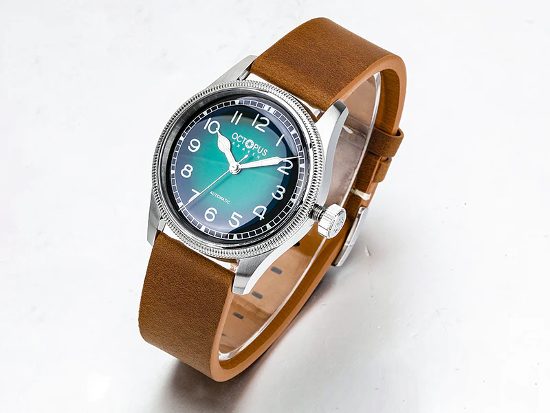 Octopus Kraken 38mm Coin Bezel Pilot Men Watch - Image 16