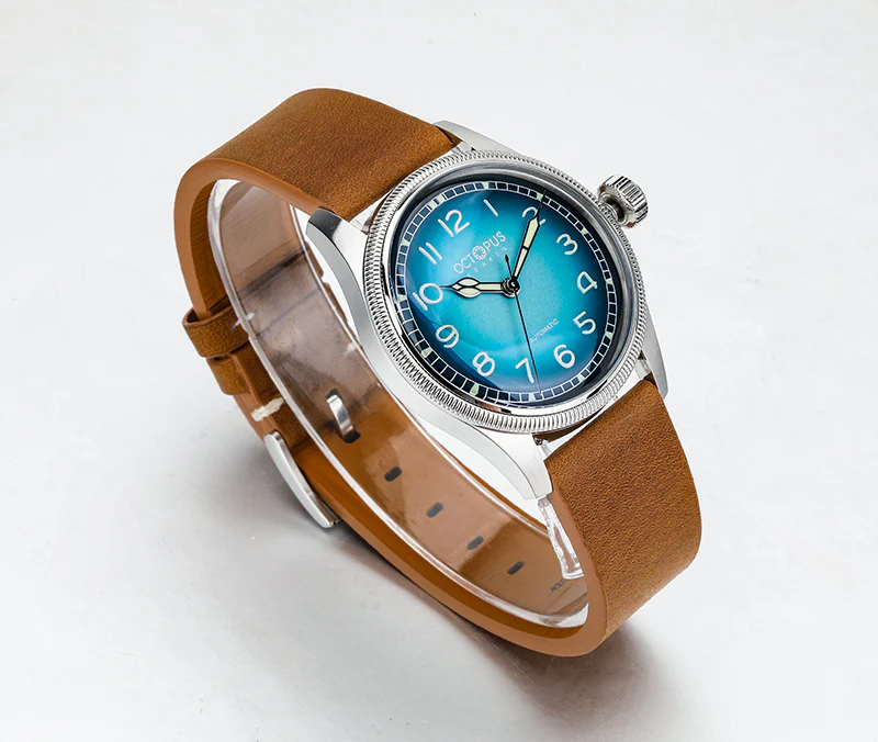 Octopus Kraken 38mm Coin Bezel Pilot Men Watch - Image 8