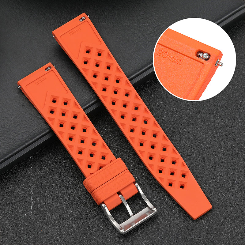 Premium-Grade Tropical FKM Rubber Watch Strap - Image 10