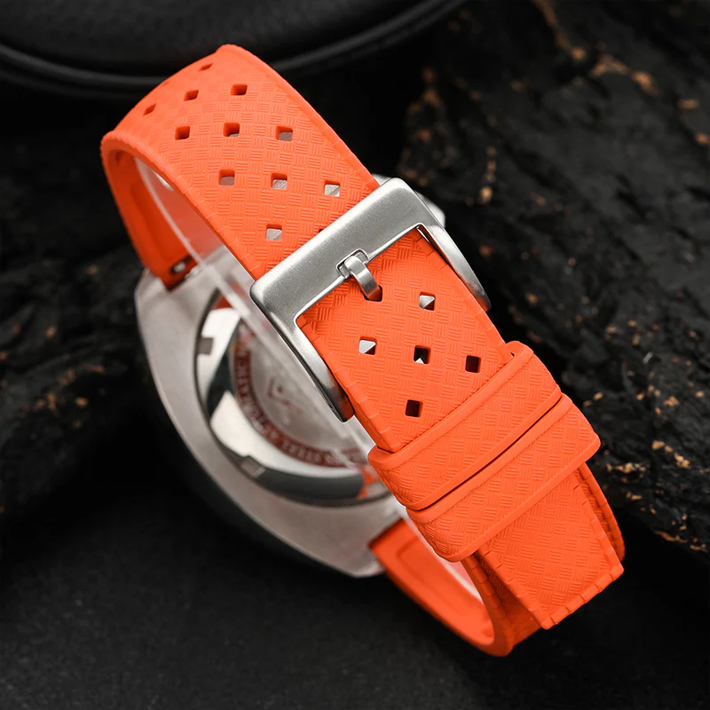 Premium-Grade Tropical FKM Rubber Watch Strap - Image 11