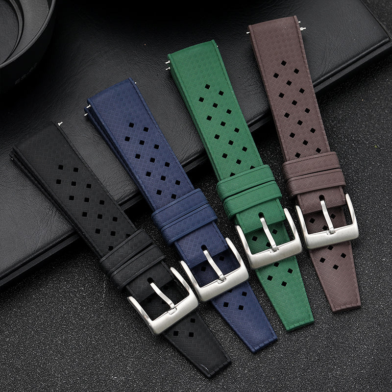 Premium-Grade Tropical FKM Rubber Watch Strap - Image 15