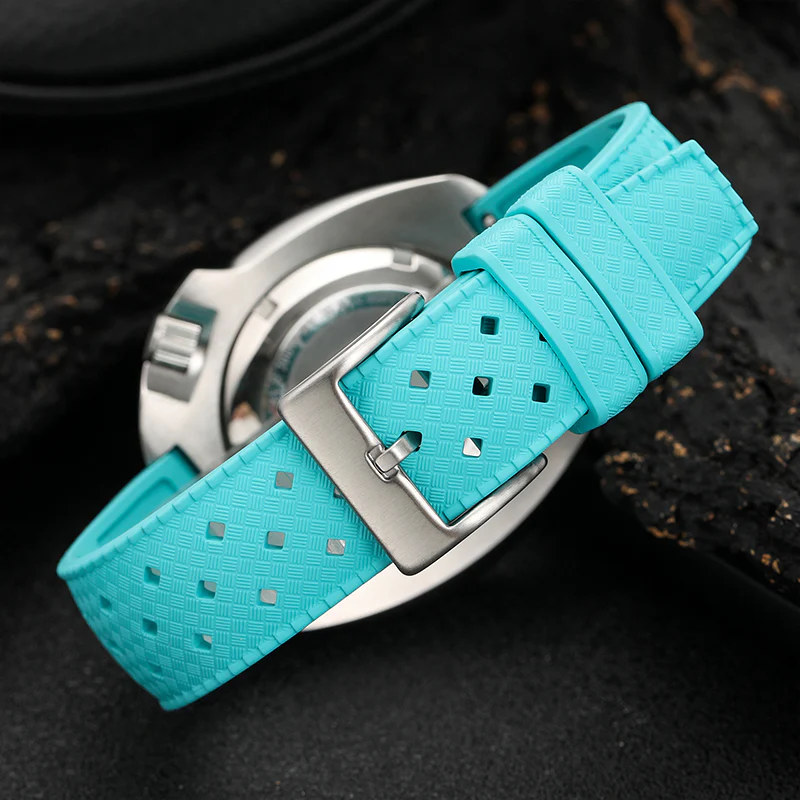 Premium-Grade Tropical FKM Rubber Watch Strap - Image 24