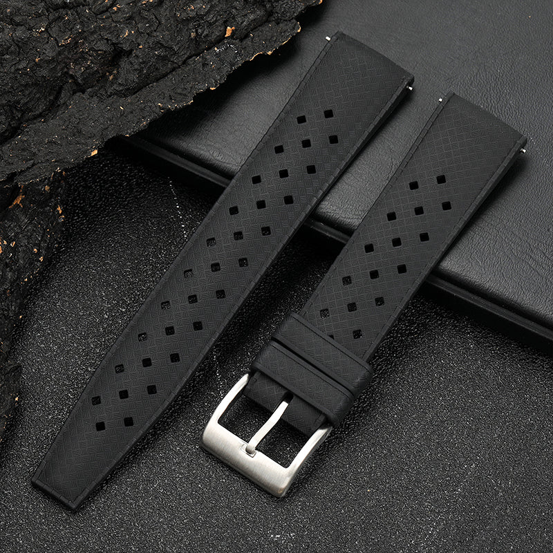 Premium-Grade Tropical FKM Rubber Watch Strap - Image 30