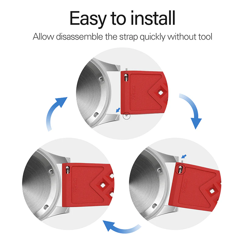 Premium-Grade Tropical FKM Rubber Watch Strap - Image 35